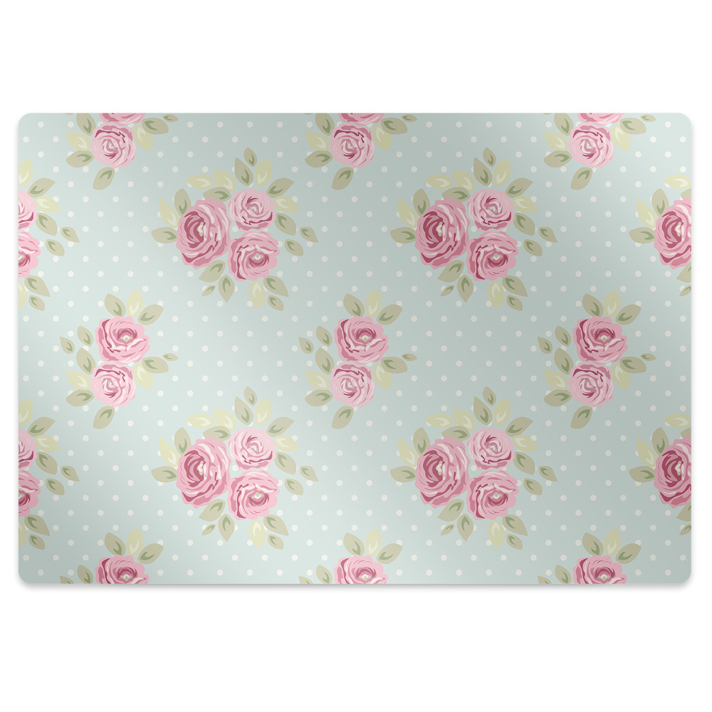 Tapis pour chaise de bureau Bouquets lumineux