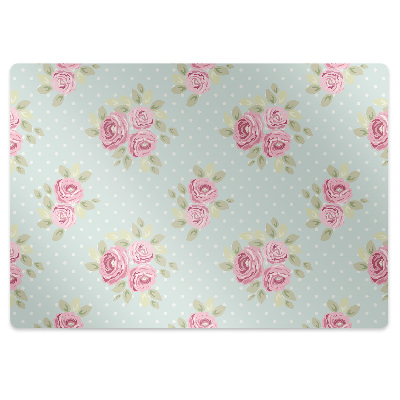 Tapis pour chaise de bureau Bouquets lumineux