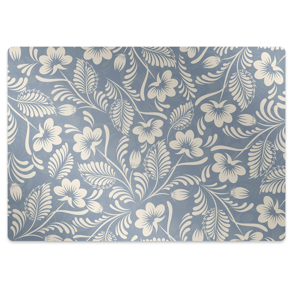 Tapis de protection de sol Motif bleu