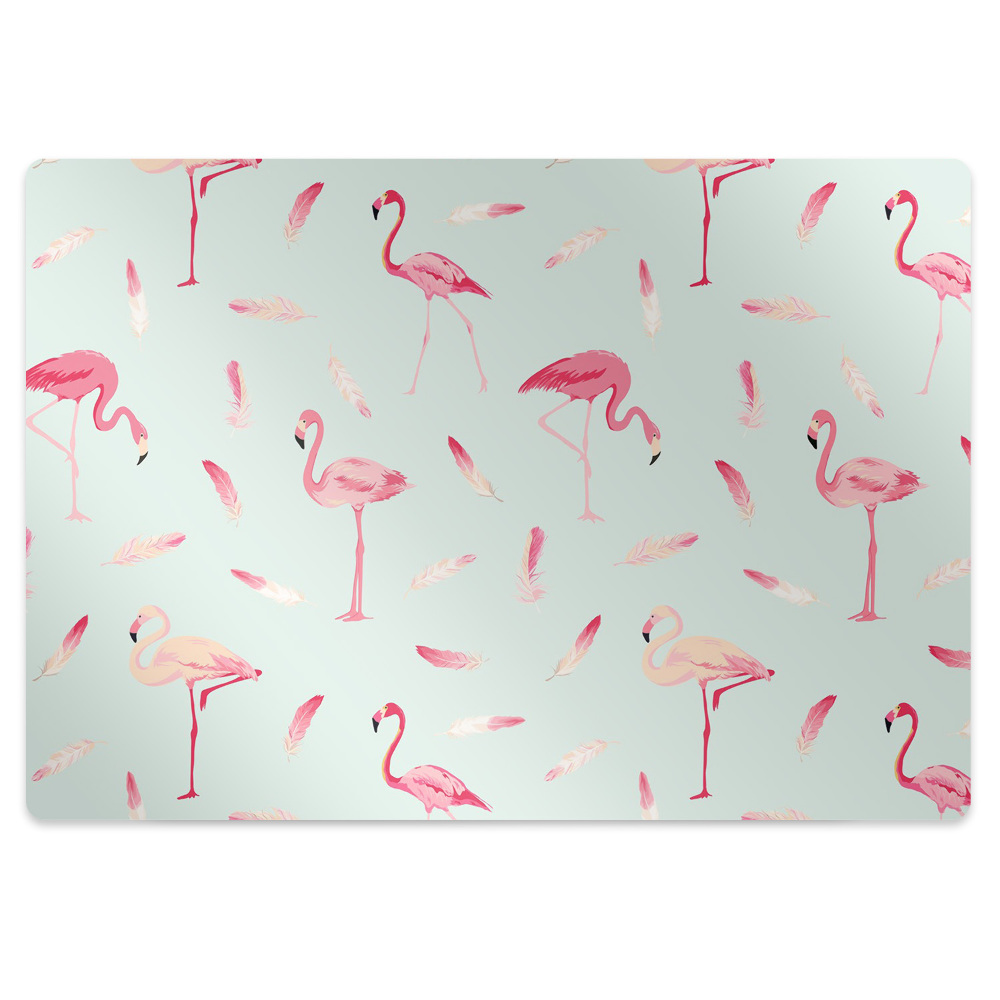 Tapis de chaise de bureau Beaux oiseaux et plumes