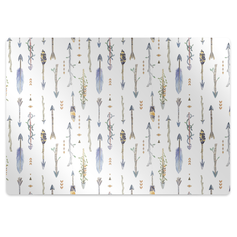 Tapis pour chaise de bureau Motif boho