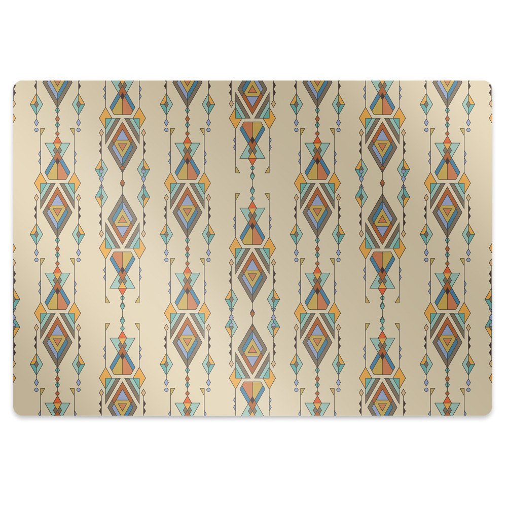Tapis protection sol Motif indien