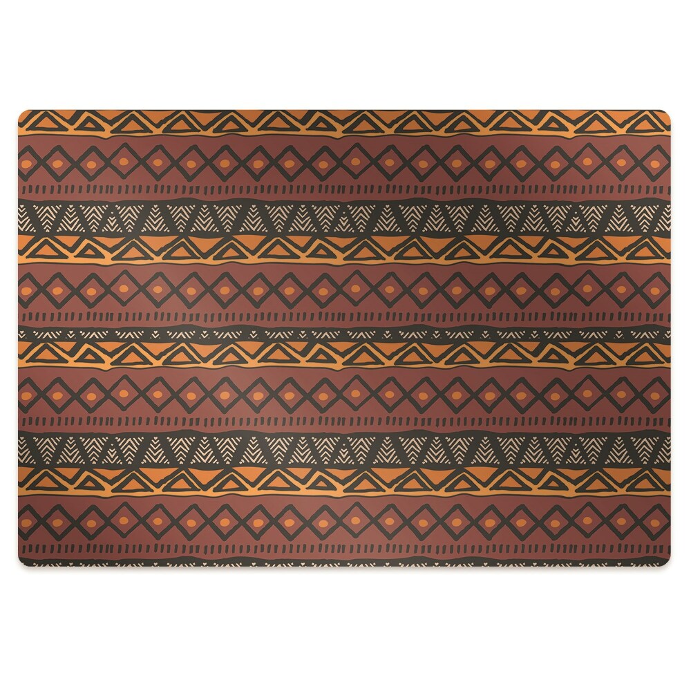Tapis pour chaise de bureau Motif africain