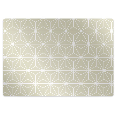 Tapis protection sol Motif géométrique