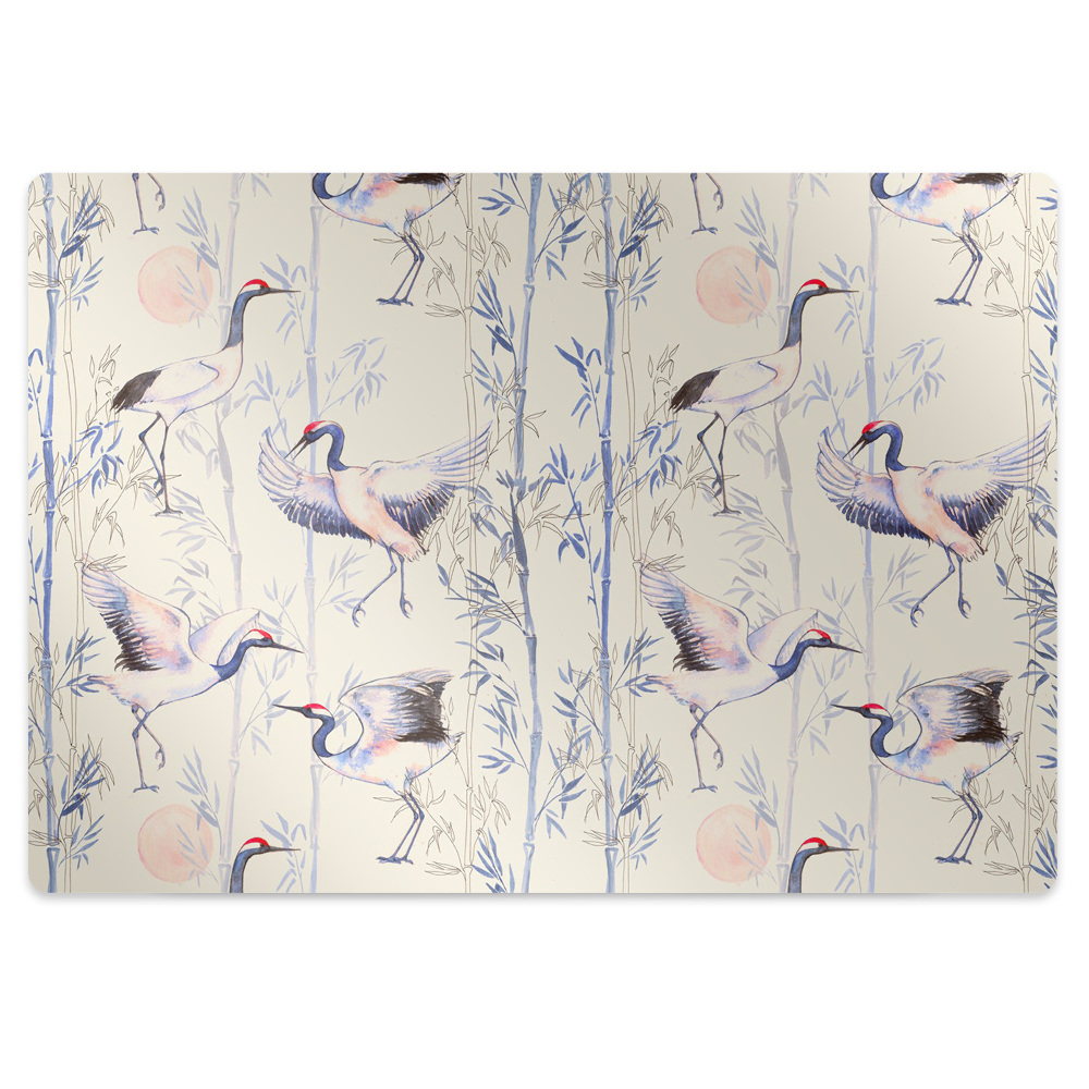 Tapis protection sol Oiseaux en danse