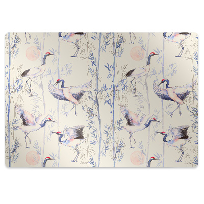 Tapis protection sol Oiseaux en danse