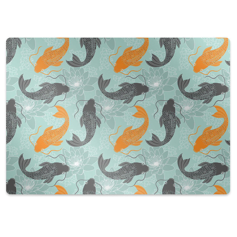 Tapis bureau Poisson koï