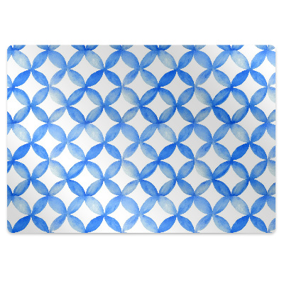 Tapis de chaise Cercles bleus