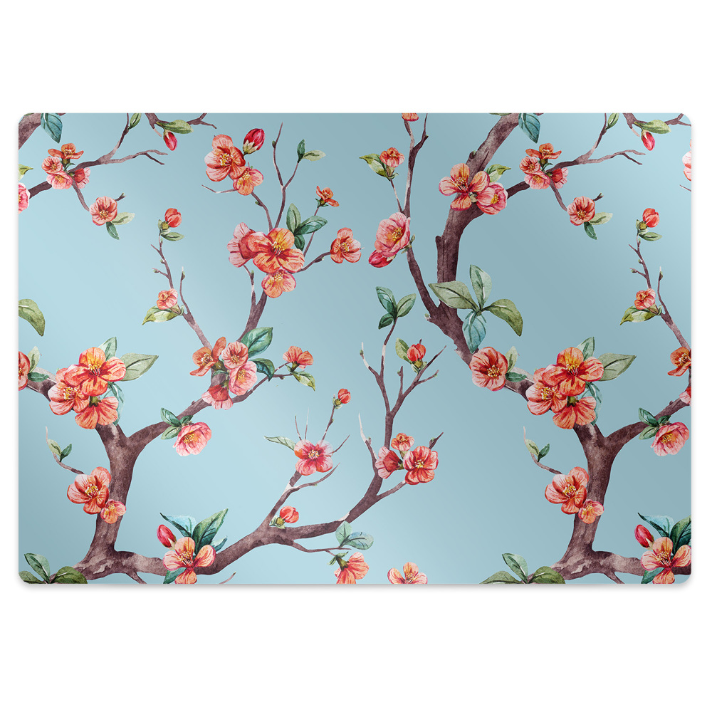 Tapis de chaise de bureau Support d'arbre à fleurs