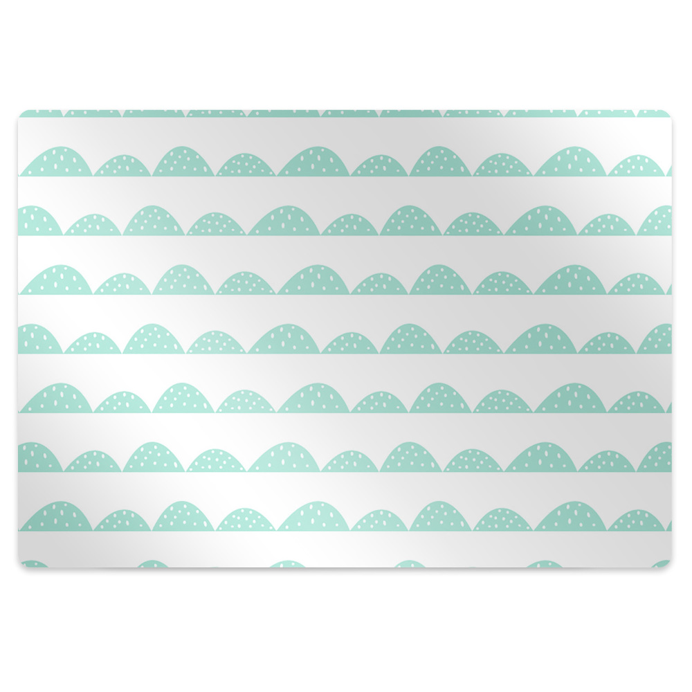 Tapis bureau Motif vert pour enfants