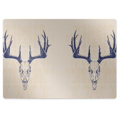 Tapis fauteuil bureau Crânes d'animaux