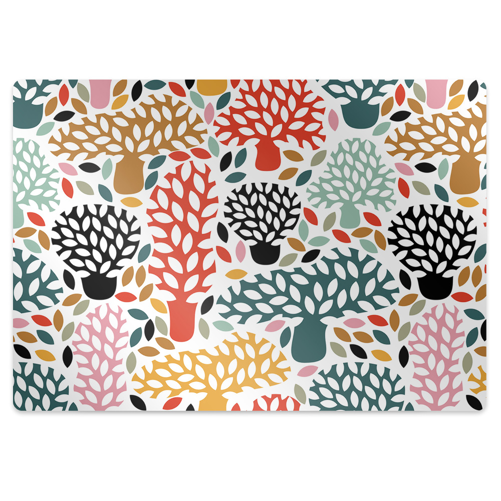 Tapis bureau Arbres griffonnés par des enfants