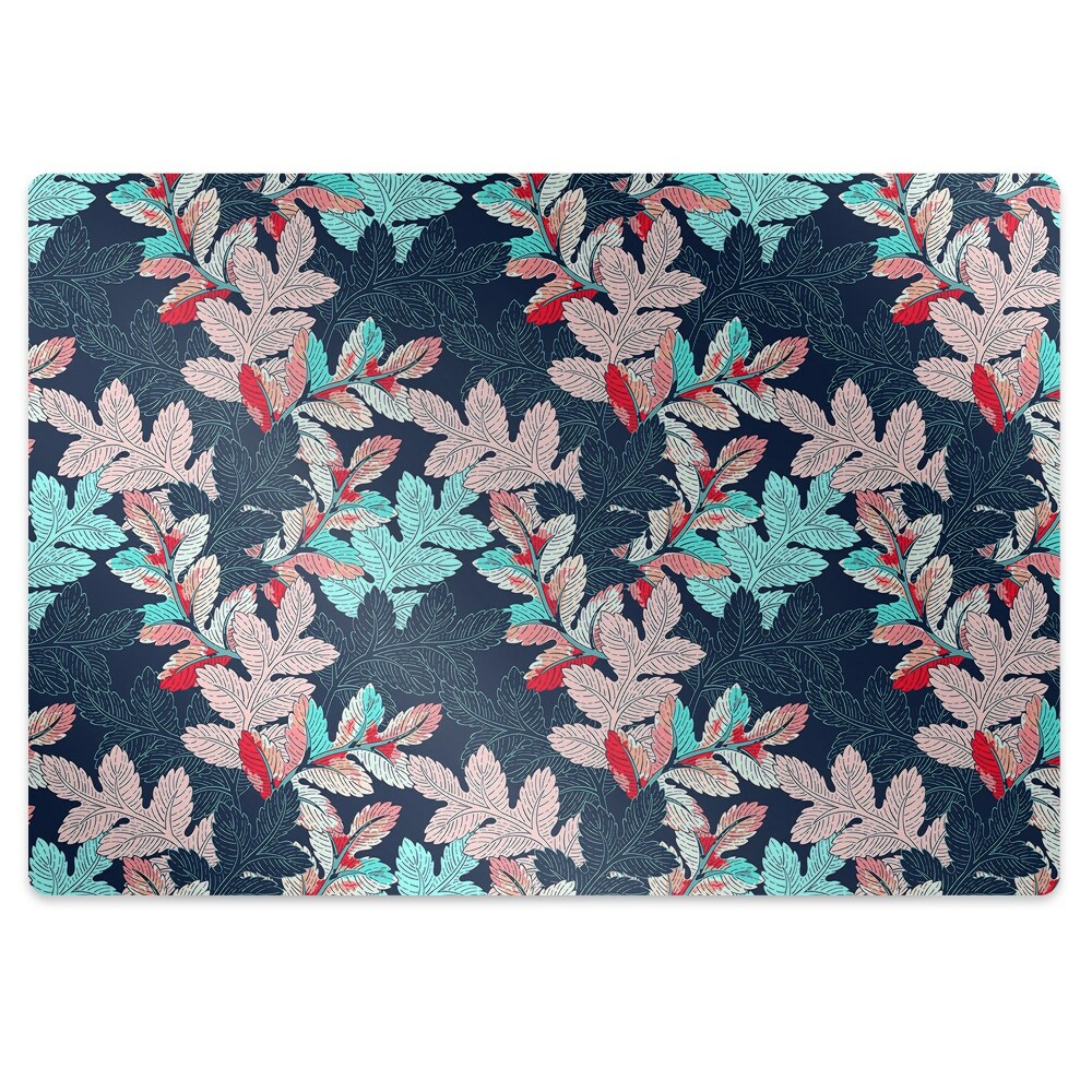 Tapis pour chaise de bureau Motif feuille