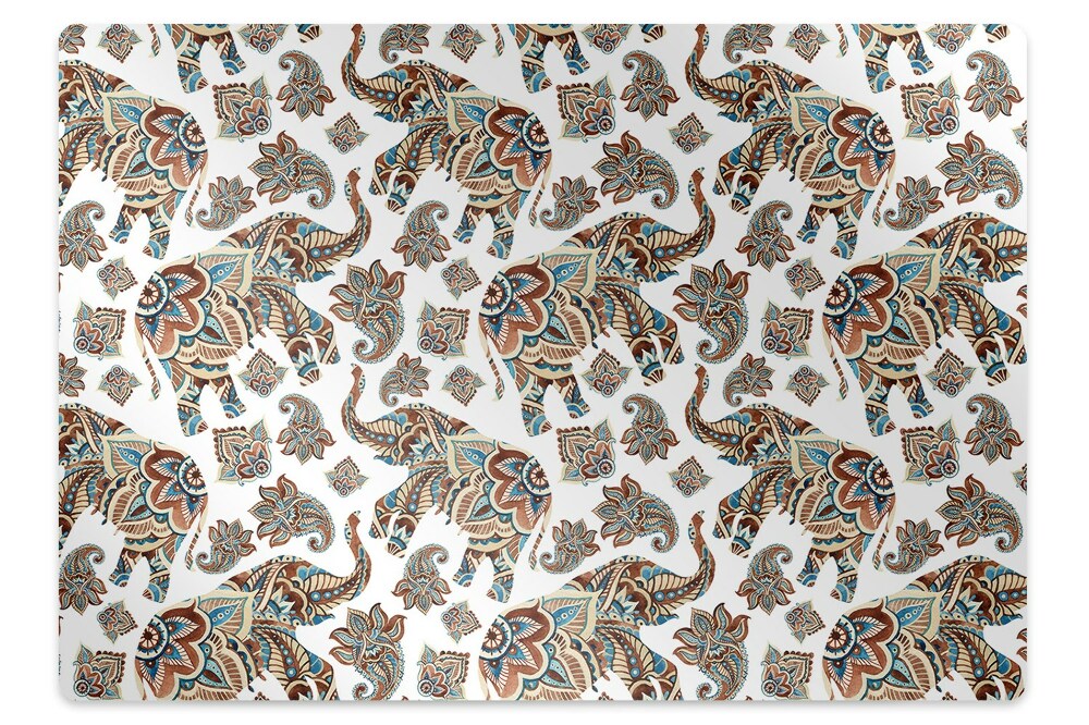 Tapis pour chaise de bureau Motif africain