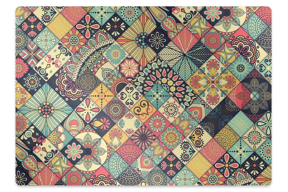 Tapis bureau Mosaïque folklorique