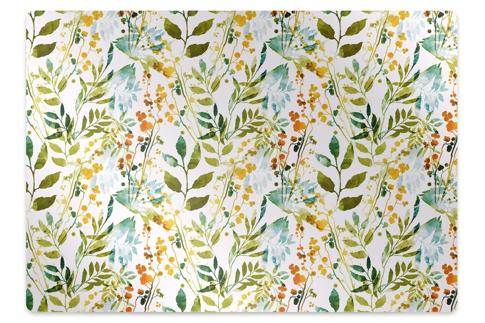Tapis pour chaise de bureau Fleurs boho