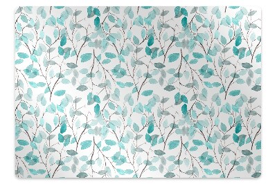 Tapis de protection de sol Feuilles à l'aquarelle