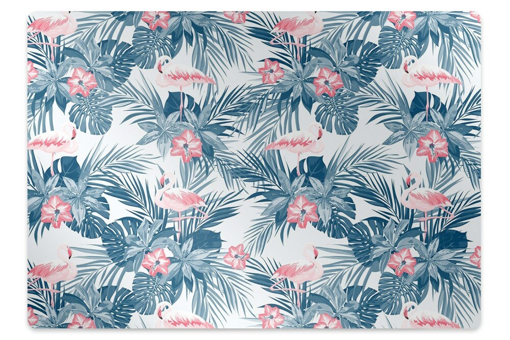 Tapis pour chaise de bureau Beaux oiseaux et taches