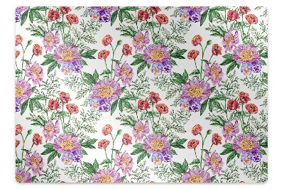 Tapis de chaise Fleurs de pivoine