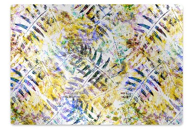 Tapis bureau Feuille d'or