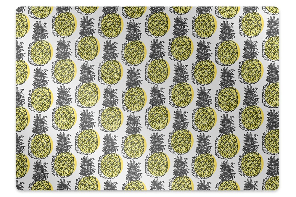Tapis de chaise de bureau Motif d'ananas