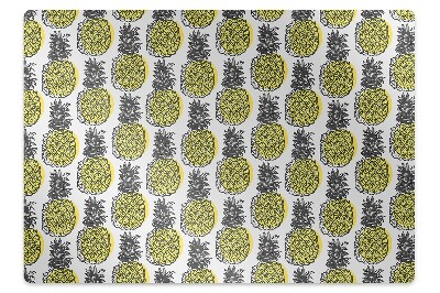 Tapis de chaise de bureau Motif d'ananas