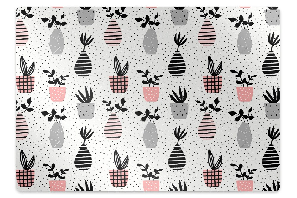 Tapis pour chaise de bureau Plantes en pots