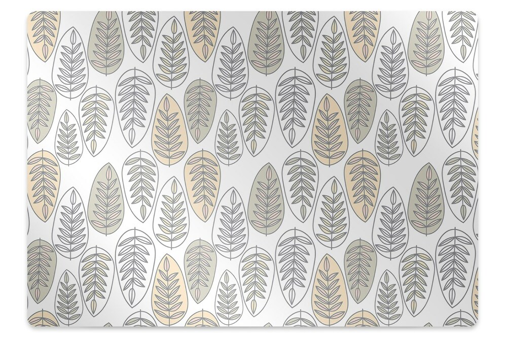 Tapis pour chaise de bureau Graphiques de feuilles