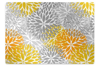 Tapis de chaise Grandes fleurs magnifiques