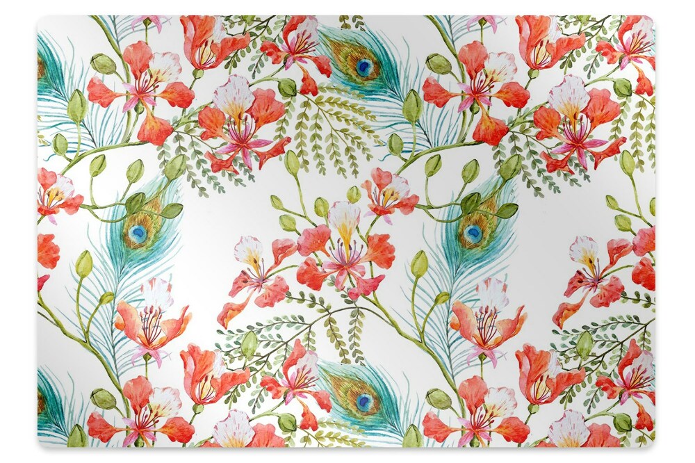 Tapis de protection de sol Oeil de paon