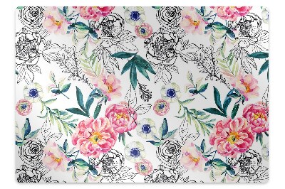 Tapis bureau Plantes à fleurs