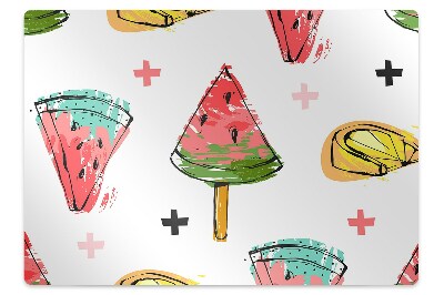 Tapis de chaise Motif de pastèque pour enfants