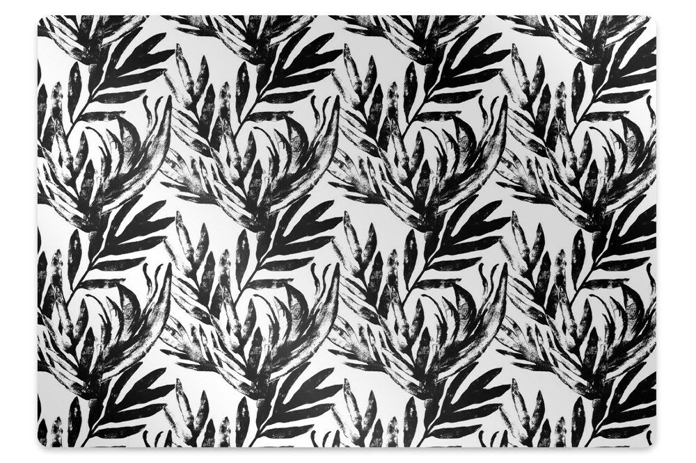 Tapis bureau Plante inhabituelle noire