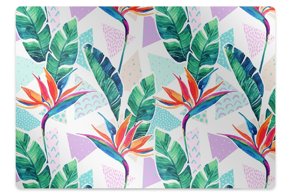 Tapis protège sol Flore tropicale