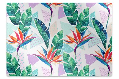 Tapis protège sol Flore tropicale
