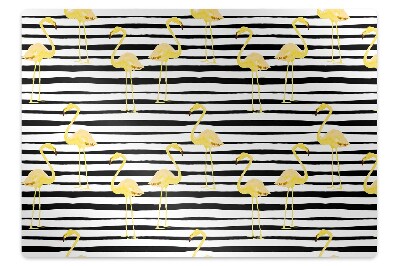 Tapis de chaise Beaux oiseaux dorés