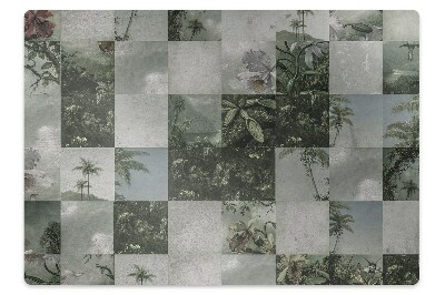 Tapis de chaise Mosaïque exotique