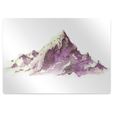 Tapis bureau Neige dans les montagnes