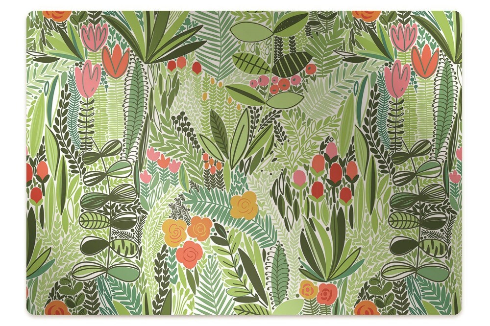 Tapis bureau Prairie fleurie