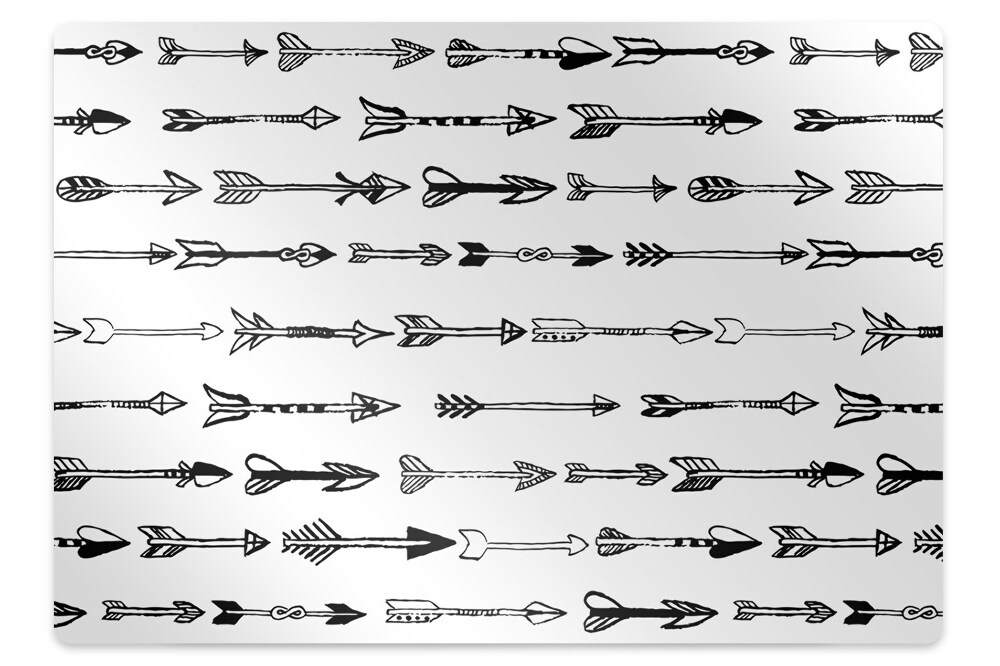 Tapis de chaise de bureau Lignes géométriques