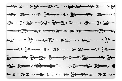 Tapis de chaise de bureau Lignes géométriques