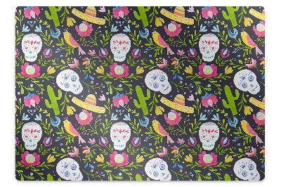 Tapis protection sol Motif mexicain