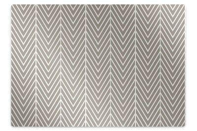 Tapis protection sol Motif à chevrons
