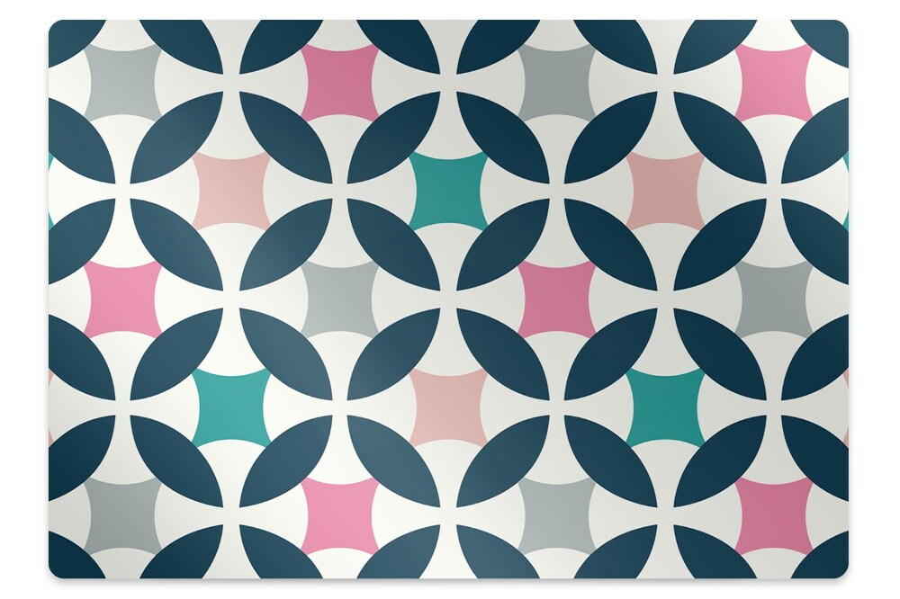 Tapis de chaise Motif rétro pastel