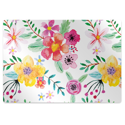 Tapis fauteuil bureau Joli jardin