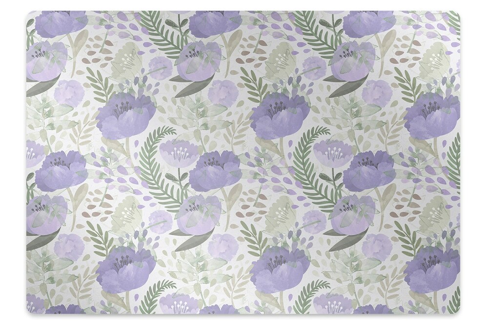 Tapis de protection de sol Coquelicots peints