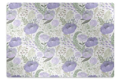 Tapis de protection de sol Coquelicots peints