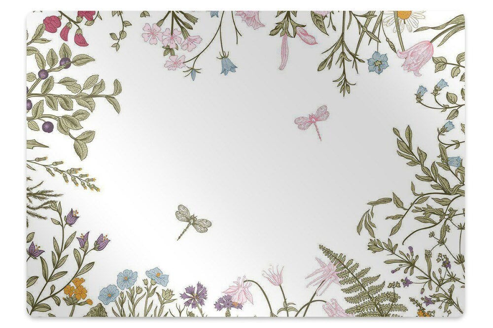 Tapis protège sol Fleurs de printemps