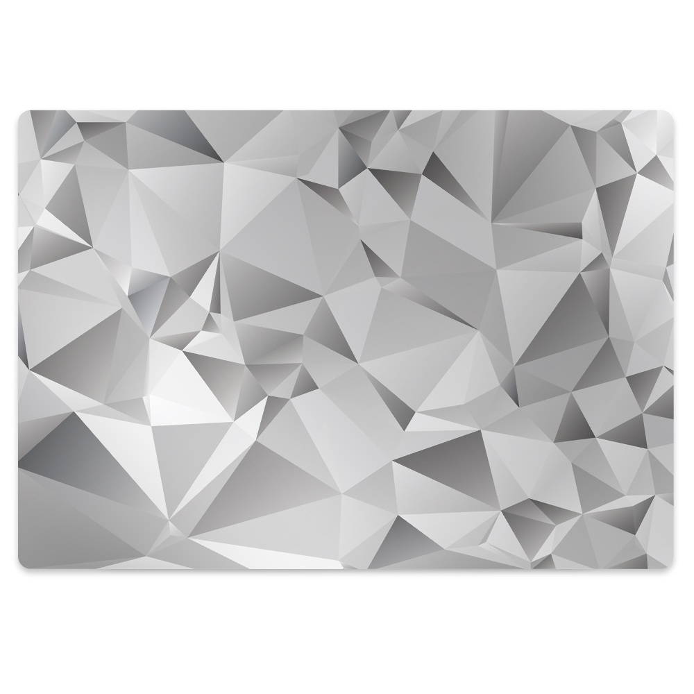 Tapis protège sol Fantaisie grise