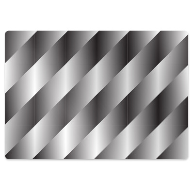 Tapis de chaise de bureau Motif métallique